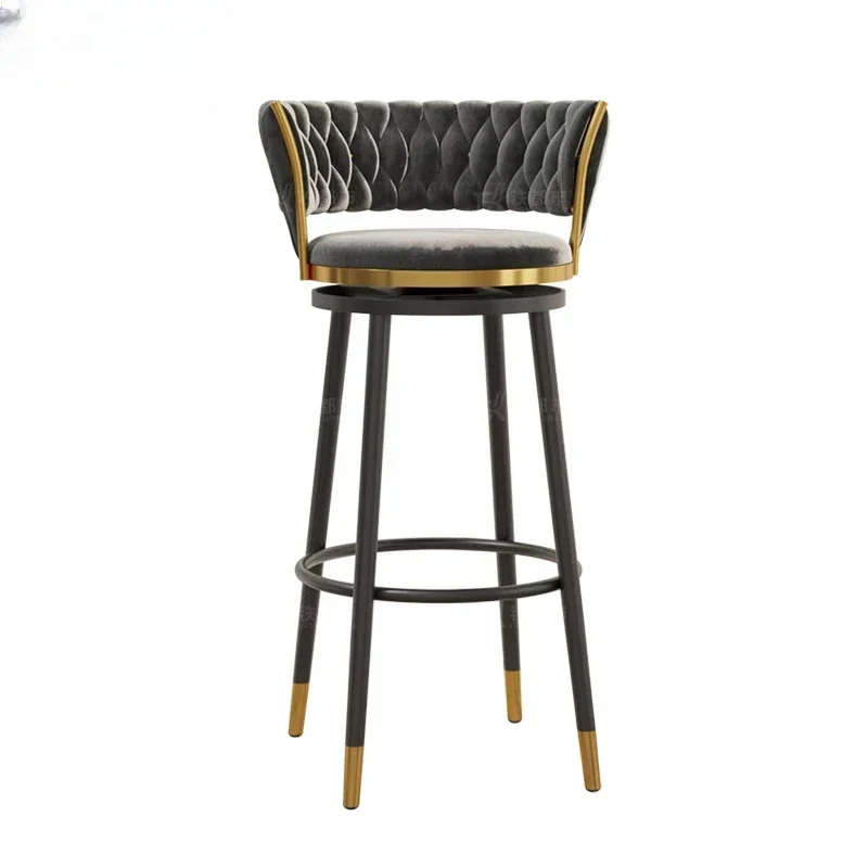 Feature Modern Bar Chairs Nordic Living Room Stool Outdoor Luxury Bar Chairs Kitchen Design High Barkrukken Furniture SR50BC