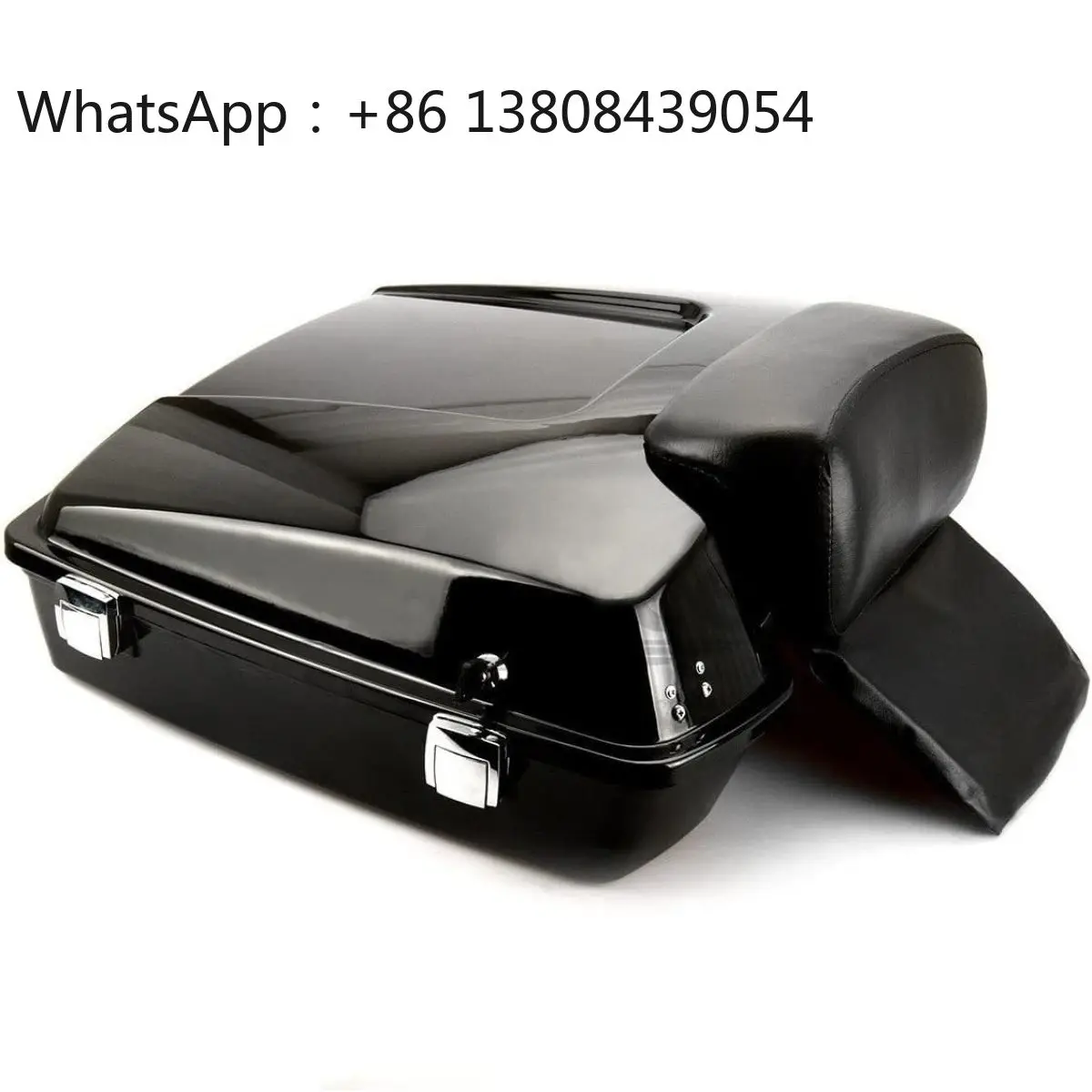 Black Razor Tour Trunk Pack for Harley Touring Street Glide Flhx Electra Glide 2014-up