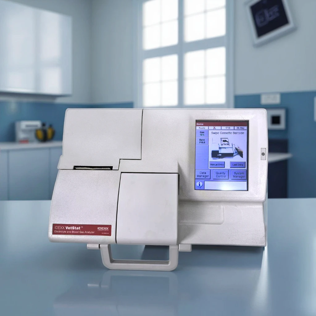 

VetStat Analyzer for Gas and Electrolytes in Used Animals with Athesia Properties