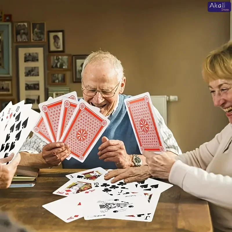2/4/6/9x Larger 54 Cards Super Jumbo Oversized Playing Cards Birthday Party Favors Adult and Family Board Games Photo Props