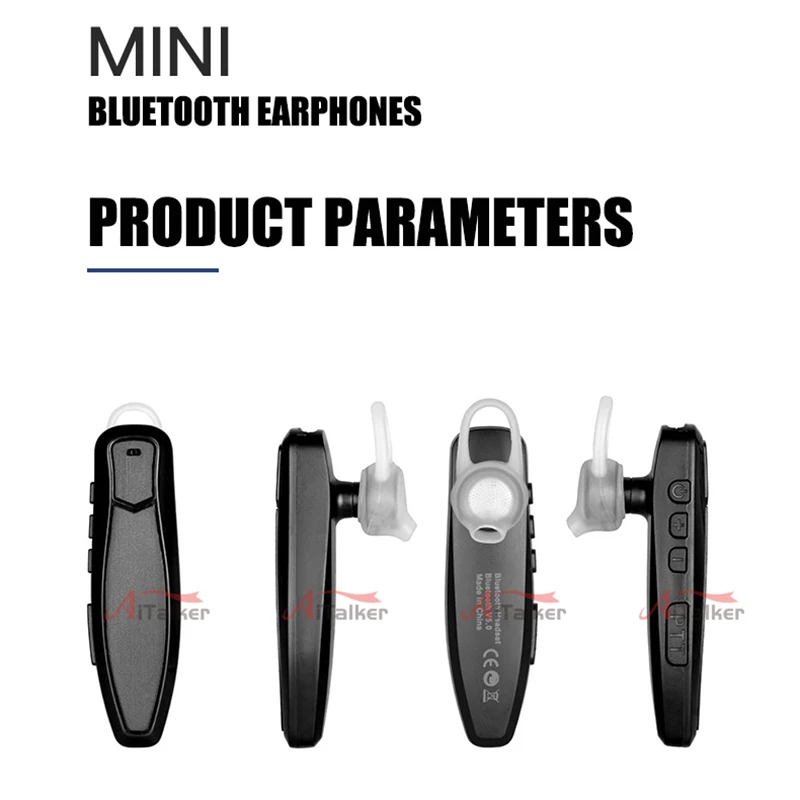 Bluetooth‑compatible Wireless Headset PTT Handsfree Earpiece for Baofeng UV 5R 82 21 13 17 888S Quansheng UV K5 (8) 5R Plus K6 - view 3