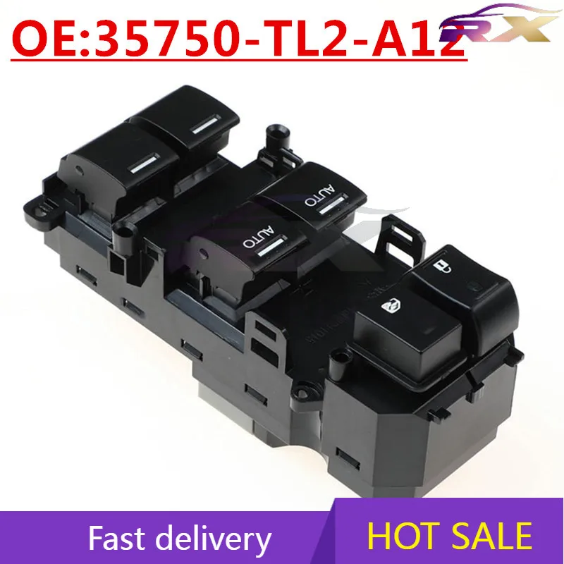 

OEM:35750-TL2-A12 Suitable For Honda Acura TSX Glass Lifter Switch Powered Window Control Switch