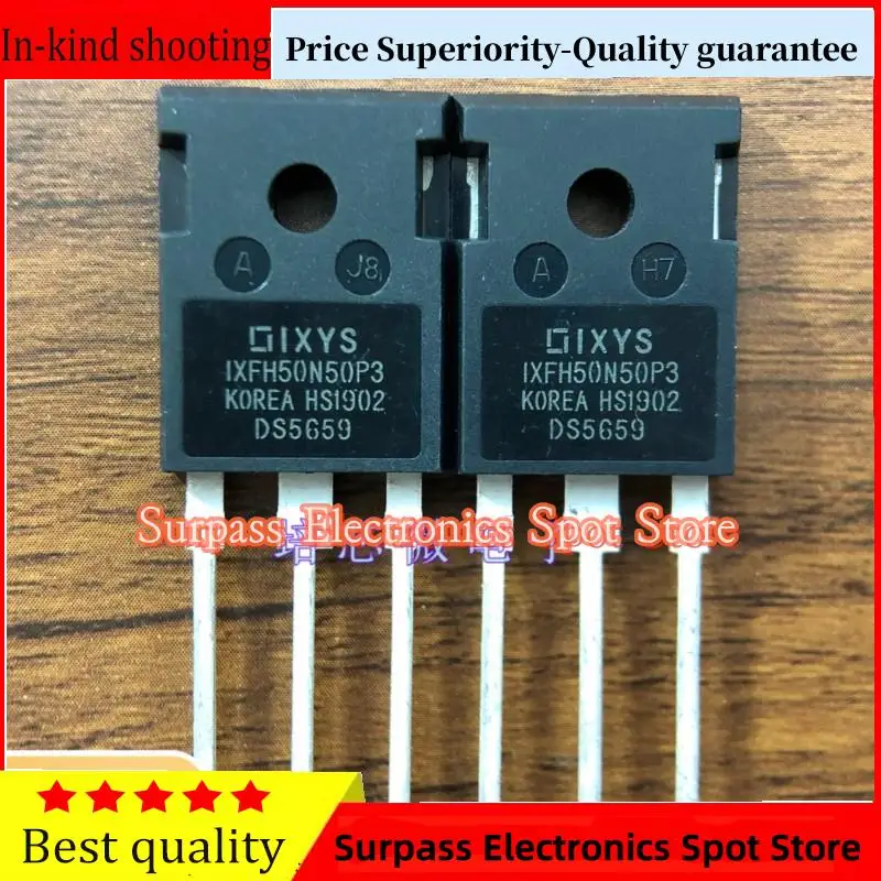 10PCS-100PCS  IXFH50N50P3  TO-247 500V/50A MOS Price Superiority-Quality guarantee