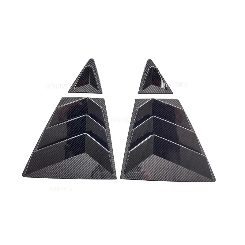 Rear Side Vent Window Scoop Louver Trim Cover Fit For Toyota Corolla Sedan 2019 2020 2021 2022 2023  Auto Accessories