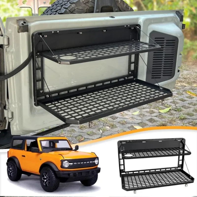 Modified multifunctional double-layer workbench folding