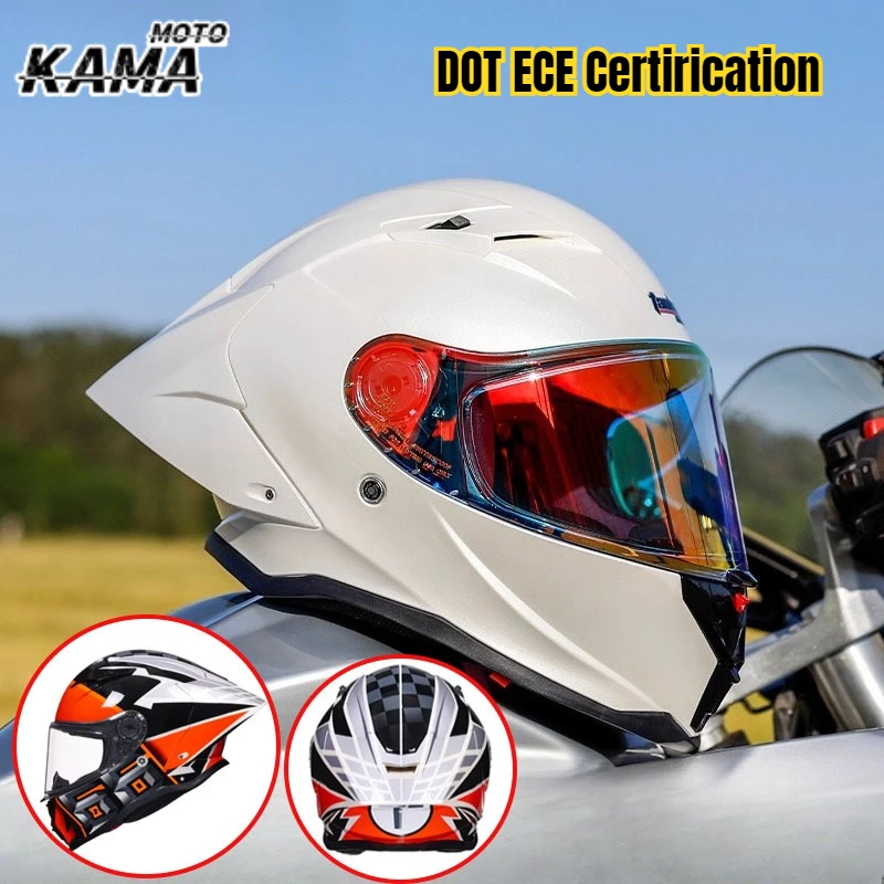 Tanked Big Tail Wing Helmet Men Moto Full Helmet Female Imitation Racing Moto Racing Running Cycling Safety Helmet Capacete Шлем