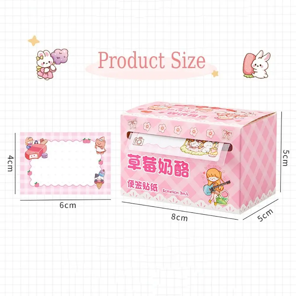70 개/대 고품질 풀 아웃 디자인 스티커 메모 전체 접착제 DIY 메모 패드 다기능 편지지 스크랩북 스티커