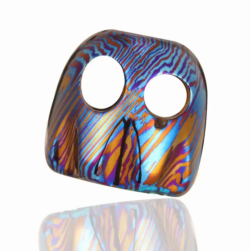 

1 шт., EDC, бисер из паракорда, титановая серия, нож из бисера B, браслет «сделай сам», кулон, складной нож, прямой нож