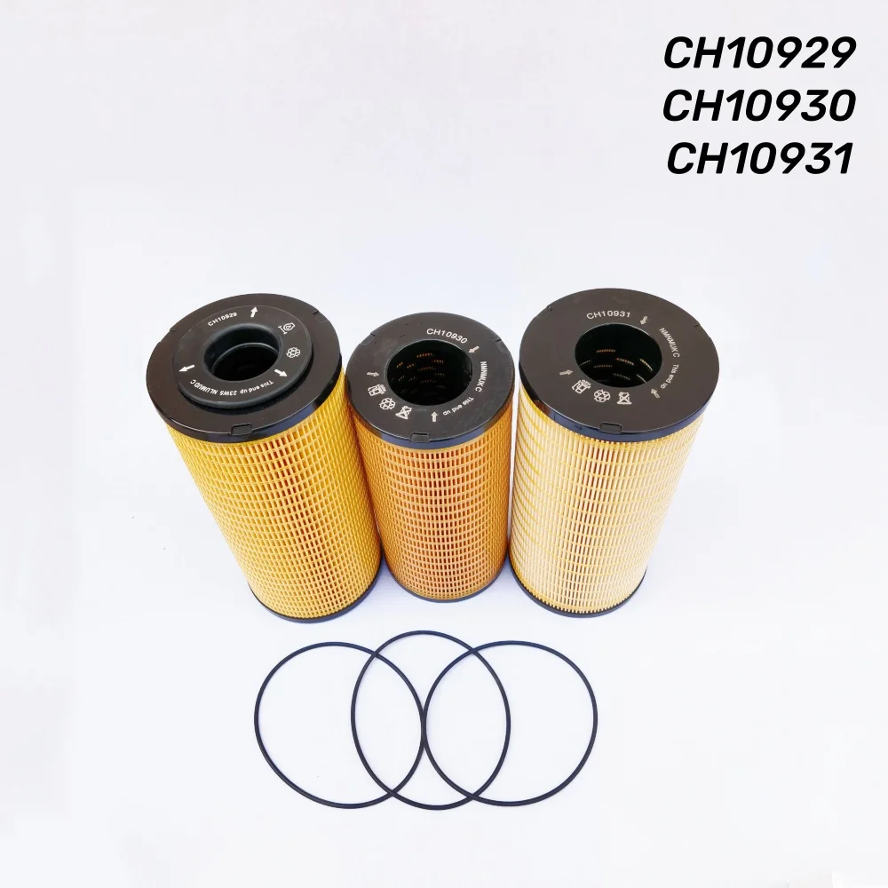 

3PCS Fuel Filter CH10929 CH10930 CH10931 Diesel Filter For MGD06 MGE06 Generator Set Oil Filter Element