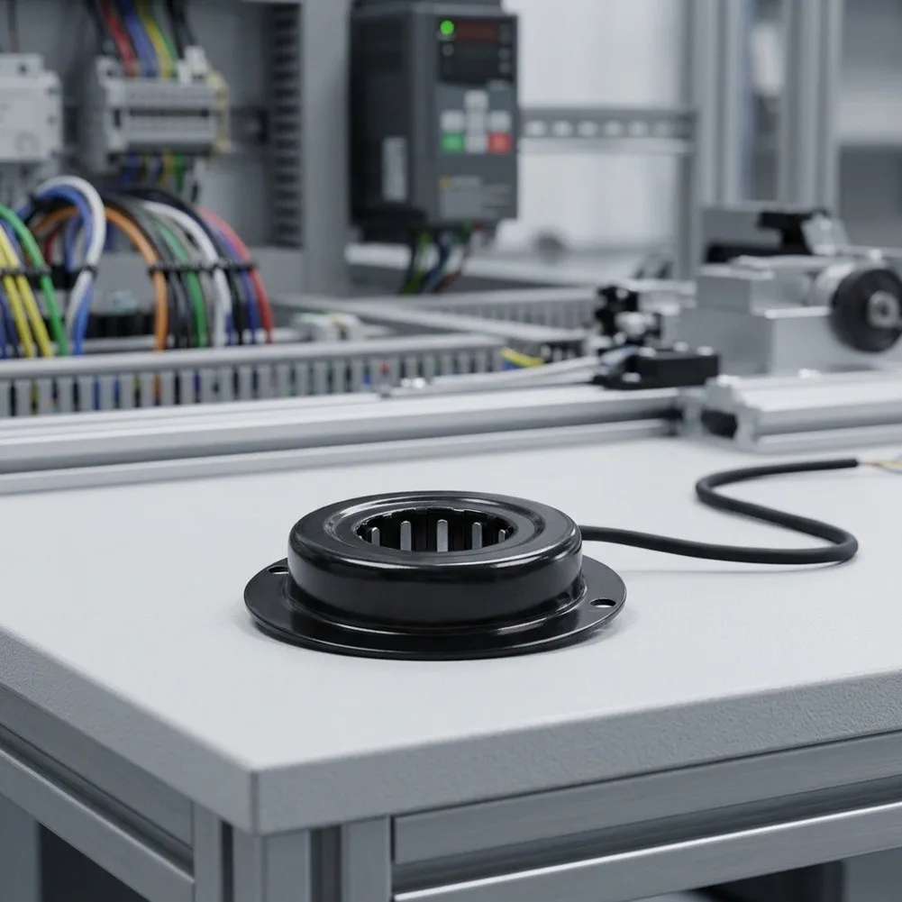 Washing Machine Tachometer Pickup Coil with 6 8 9 10mm Shaft Compatibility 75cm Dual Wire 60mm OD 54mm Mounting
