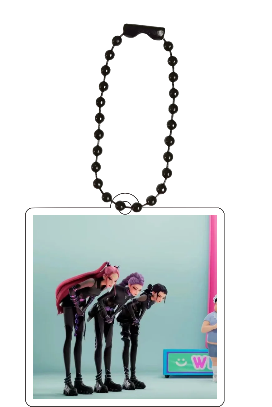 アニメ Kpop デモンハンターズ サジャボーイズ ゾーイ ミラ ルミ スーパースター アクリルキーホルダー アンターズ HUNTR/X ベイビー セルフキーリング ハンター-X バッグペンダント