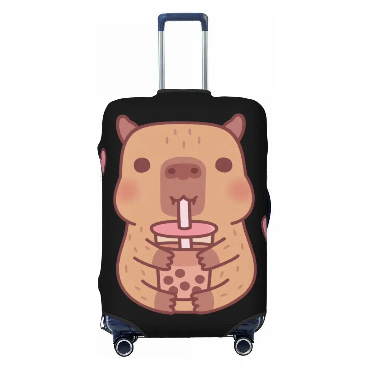 

Custom Cute Capybara Luggage Cover Funny Suitcase Protector Covers Suit For 18-32 inch