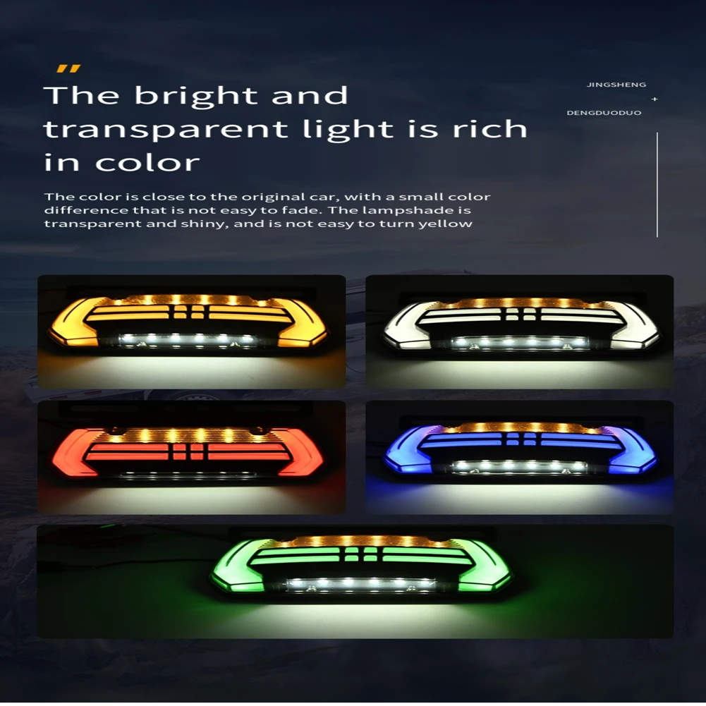 

Waterproof LED Side Marker Lights 12V-24V 3.5A Heavy-duty Truck Ultra-bright Tire Marker Lights White Red Green Bule Yellow