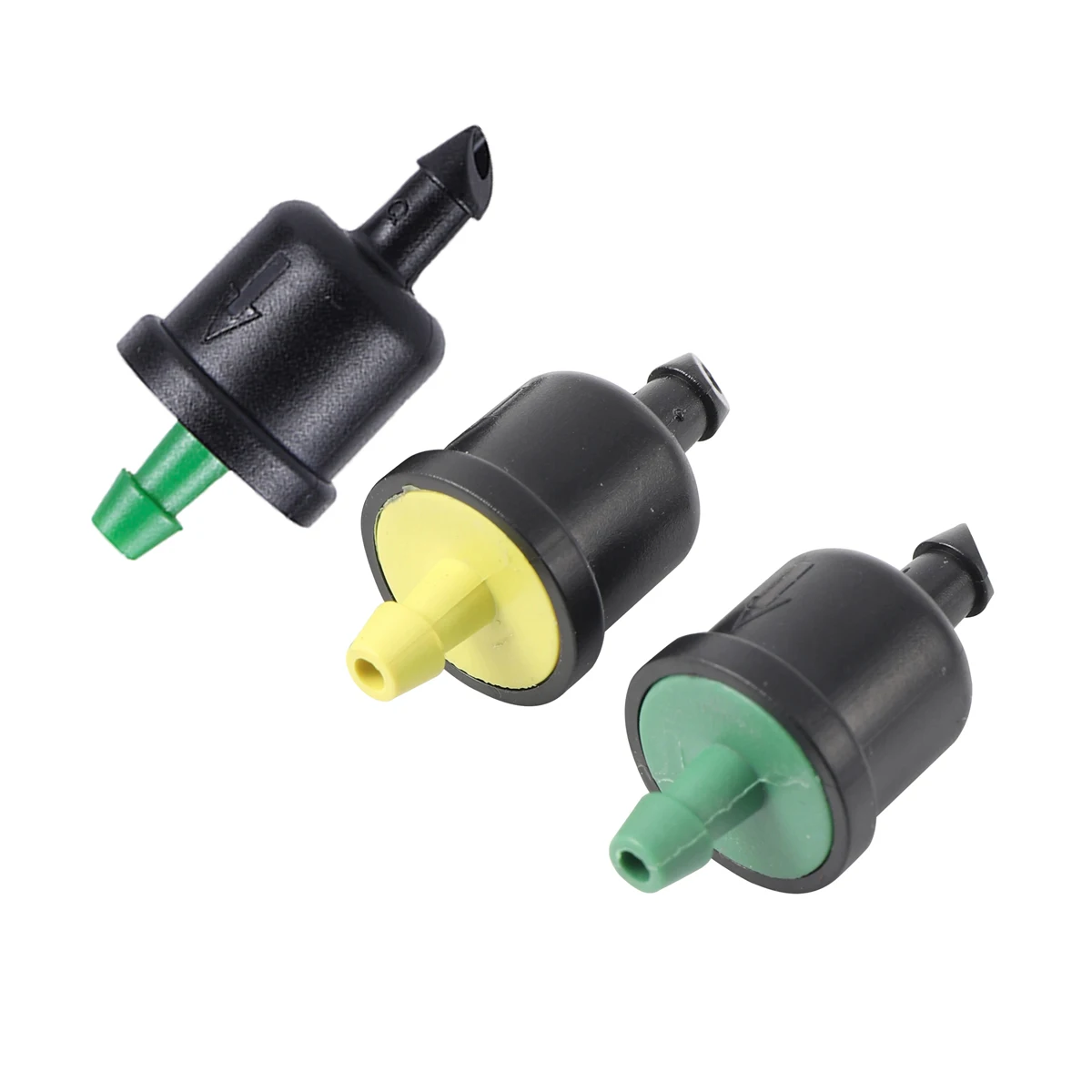 50 قطعة بواعث تعويض الضغط 20L 30L 40L 4/7 مللي متر خرطوم بواعث صغيرة مضمنة التنظيف الذاتي بالتنقيط الري منظمات المياه #4