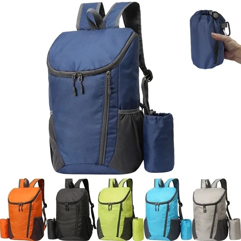 

20L Day Pack Foldable Backpack Folding Mountaineering Bag Ultralight Outdoor Cycling Rucksack Travel Hiking Knapsack 2025 New