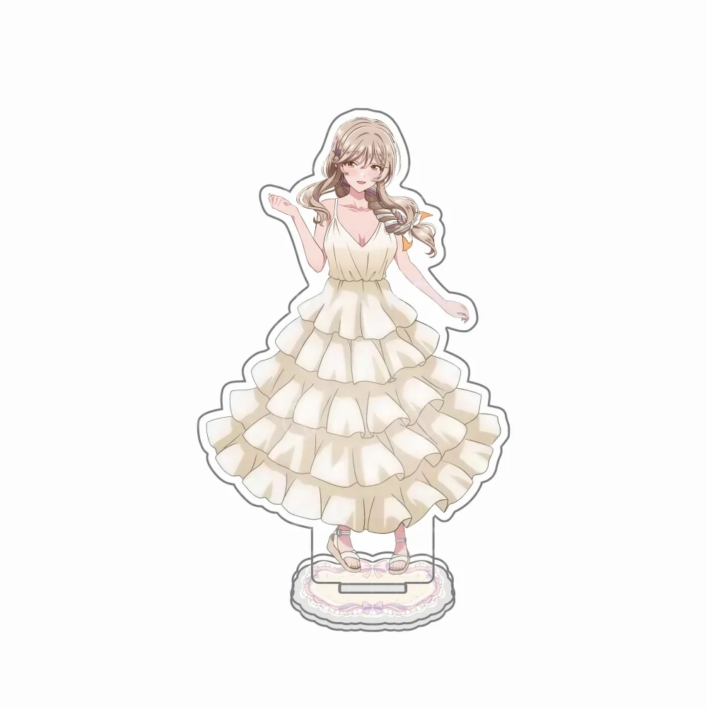 Watanare There's No Freaking Way I'll Be Your Lover Unless 15cm Acrylic Stand Keychain Renako Amaori Mai Ouzuka Anime Figure