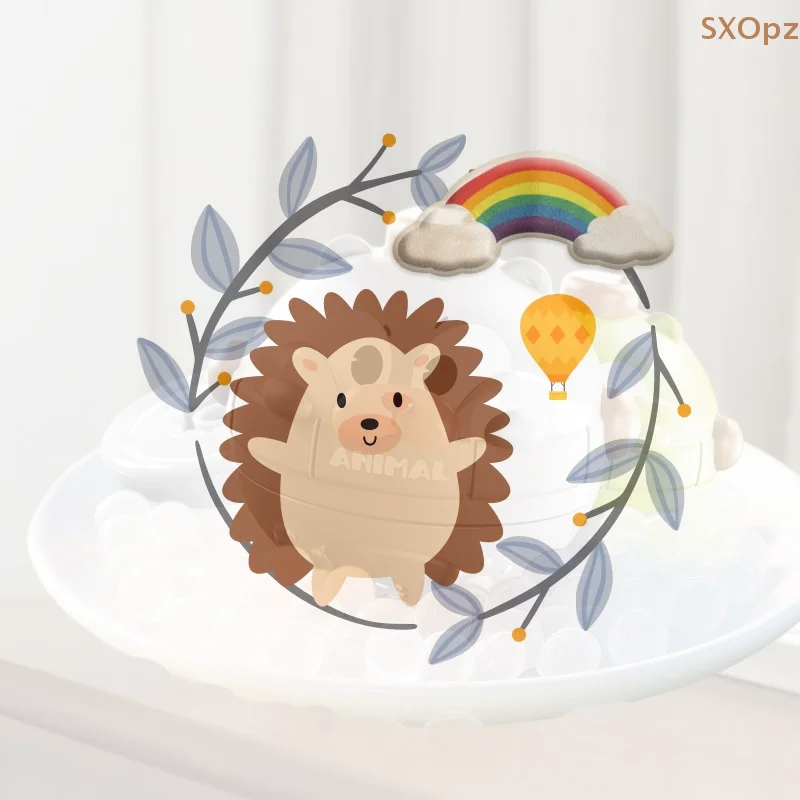 Cartoon Animal Pet Pet Top Gyro Multicolor Hand Eye Coordinated  Toy Plastic Parent- Interaction Pressing Toy Game