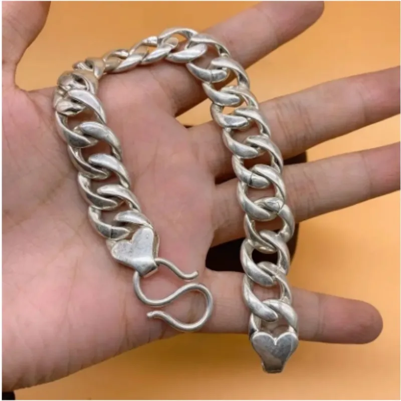 S925 Tibetan Silver String Classic Bracelet Workmanship Fashion Jewelry Men  Women Birthday Party Gifts