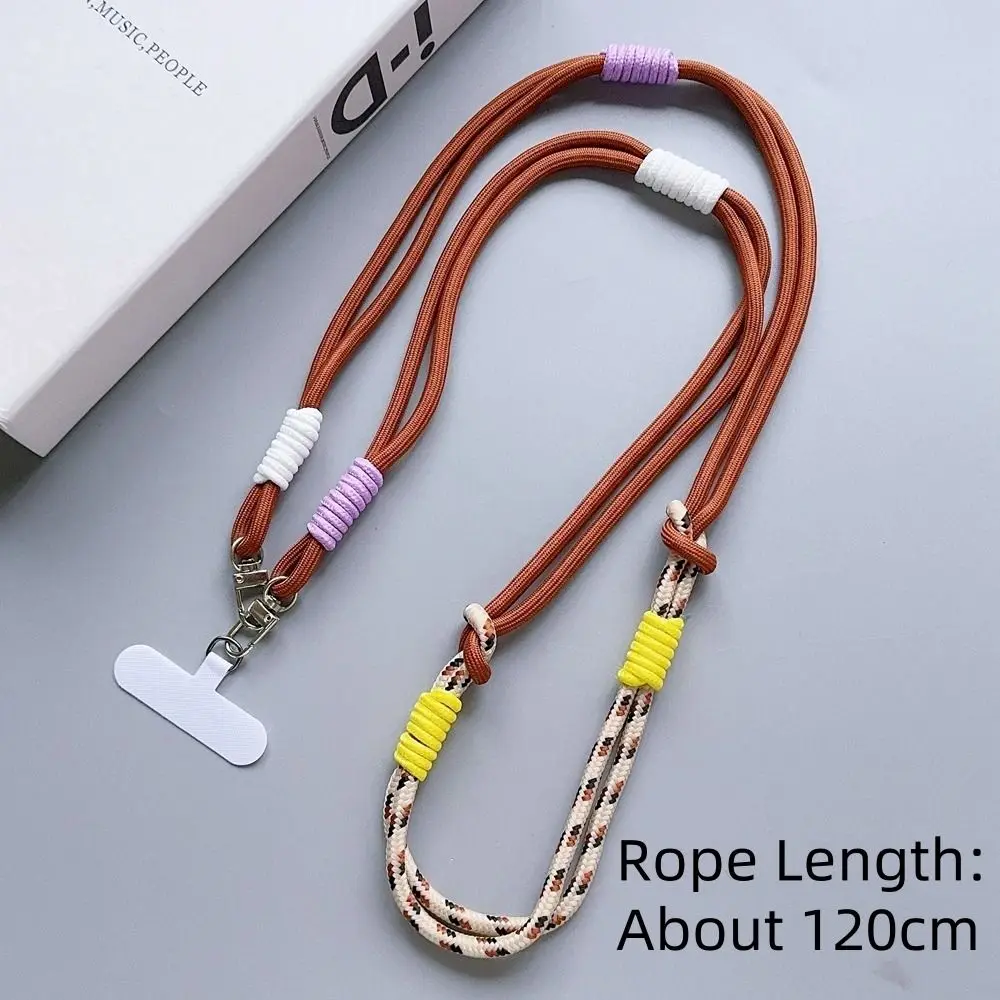 Chain Rope Mobile Phone Back Clip Holder Back Clamp Rope Endant Decor Phone Back Clip Bracket Detachable Adjustable