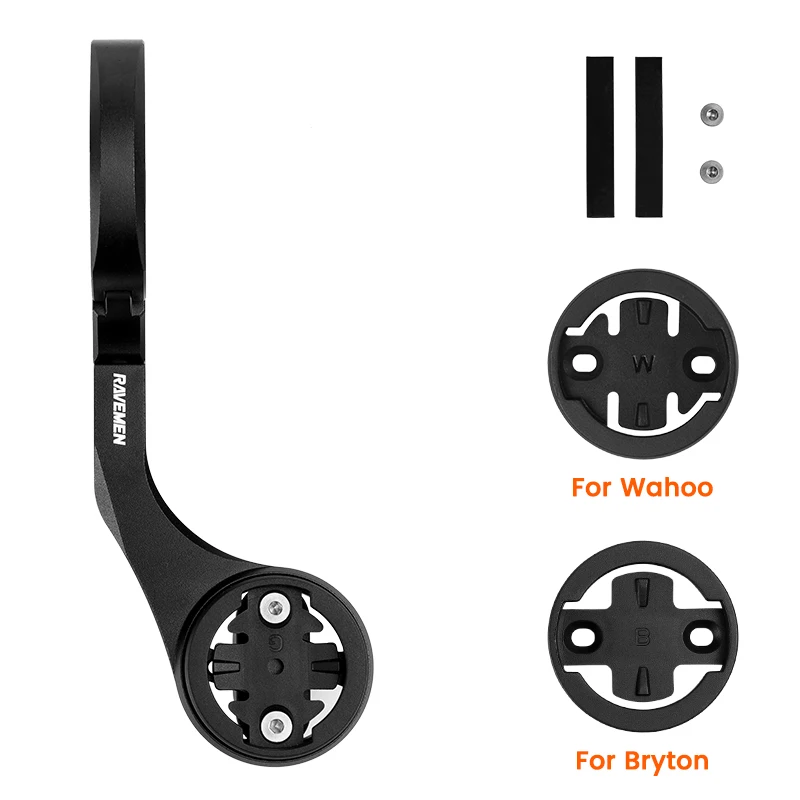RAVEMEN AOM02 Out-Front Fahrradhalterung für Garmin/Wahoo/Bryton/FR500/FR1100 SE, Aluminiumlegierung, Stärke und Haltbarkeit