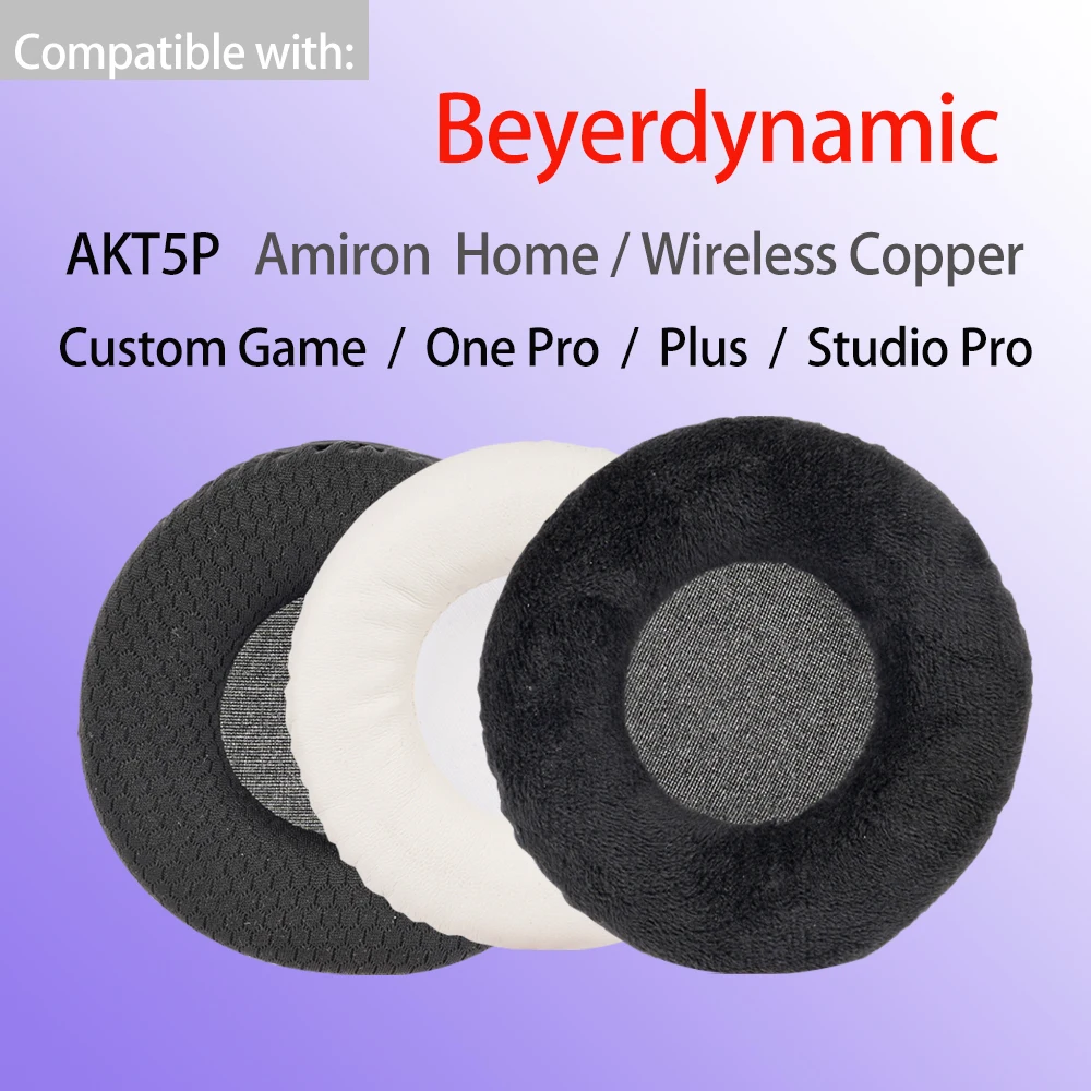 AKT5P подушечки для игровых наушников Beyerdynamic Custom Studio/One Pro Plus Amiron Home, беспроводные медные амбушюры, чехлы