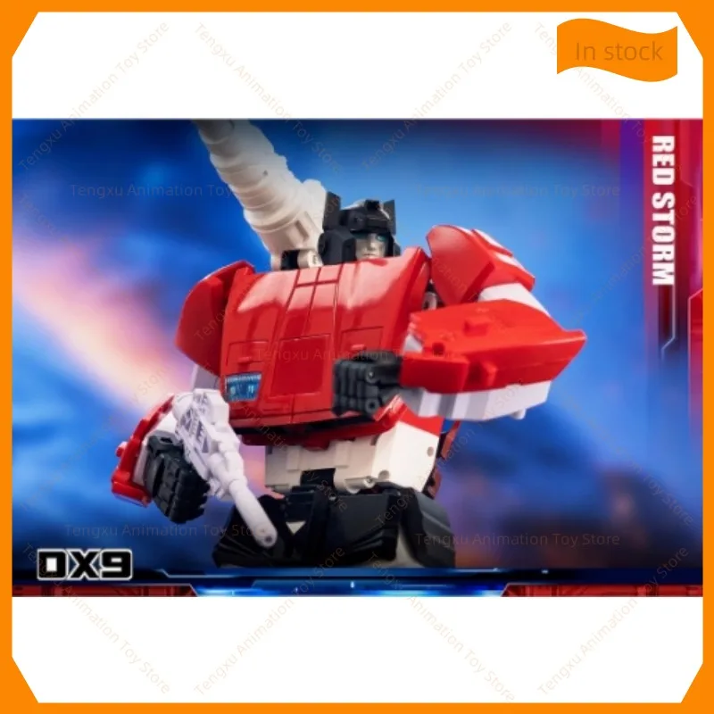 Getransformeerd speelgoed G1 DX9 D21 Sideswipe RED STORM-actiefiguur met doos