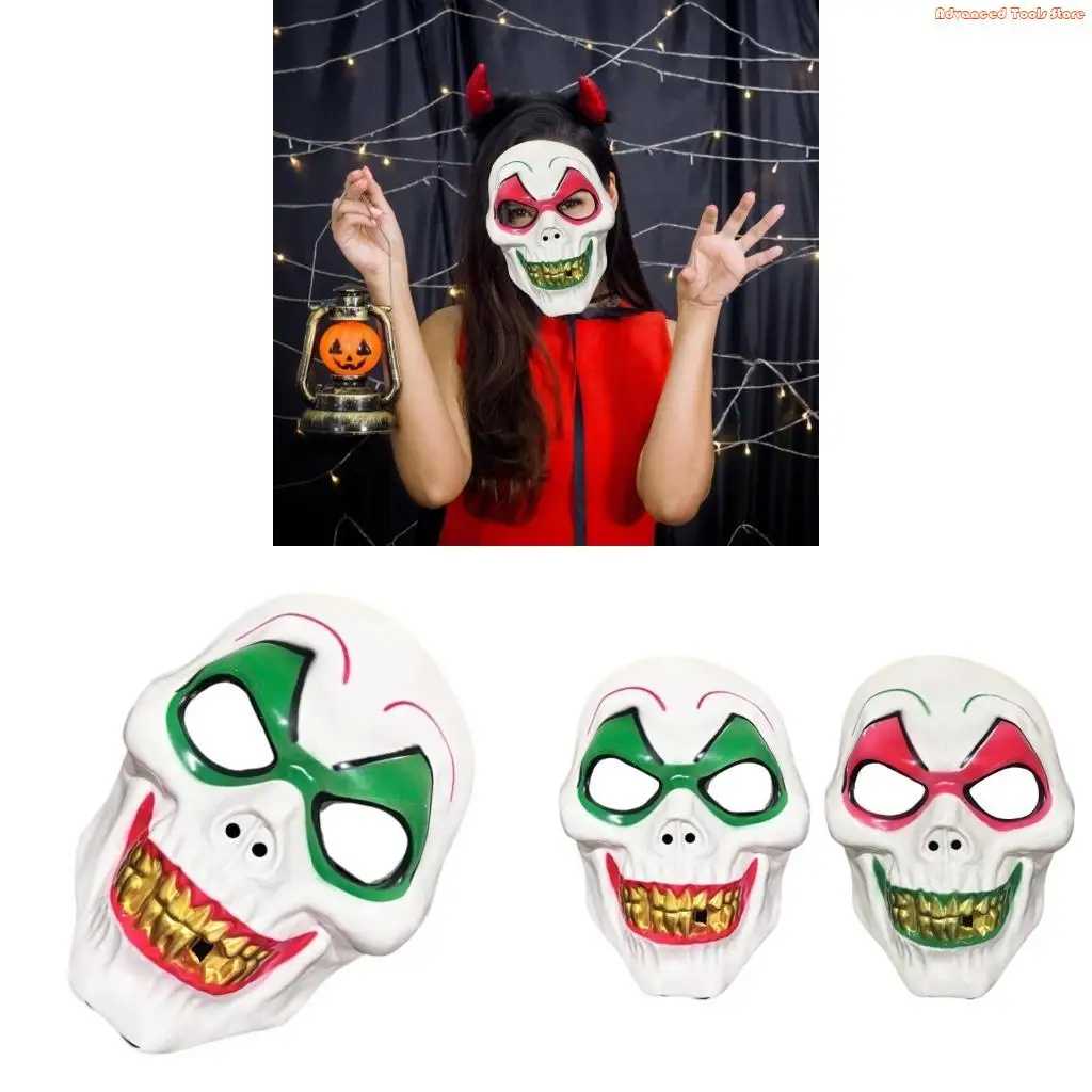Adjustable Elastic Band Plastic Gold Teeth Mask For Halloween Costume Parties Themed Celebrations And Role Play W91B