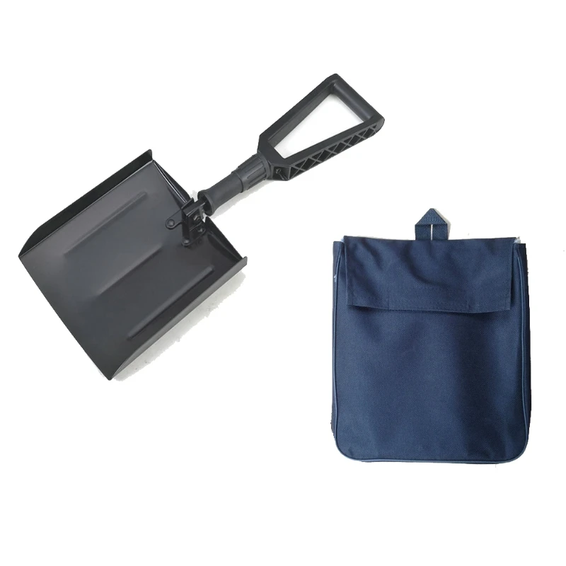 

Портативная складная лопата с сумкой для хранения Отлично подходит для уборки грязи или снега | Отлично подходит для кемпинга и