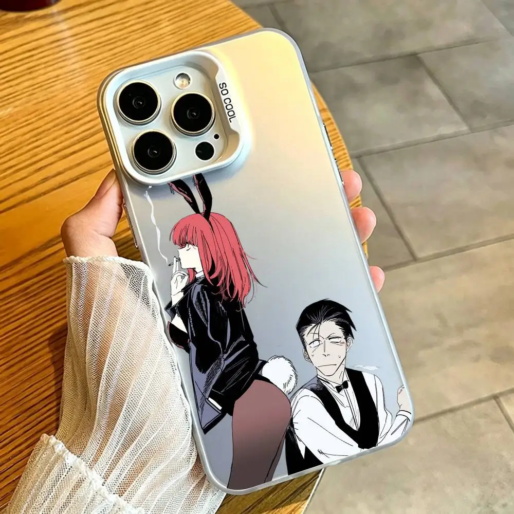 Smoking Behind the Supermarket  Phone Case For iPhone 17,16,15,14,13,12,11 Plus,Pro Max,XS,Colored silver phone case