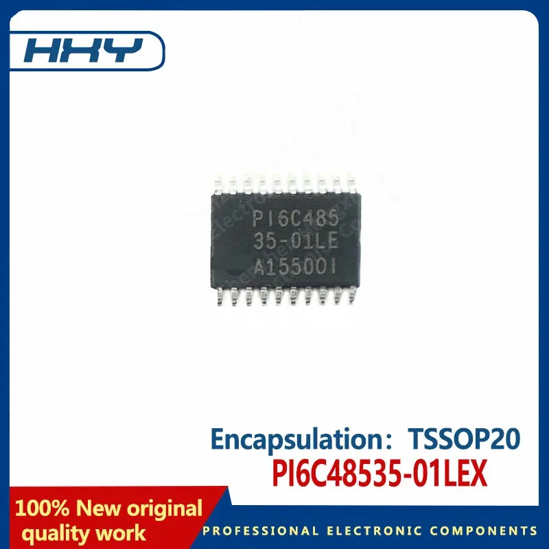 

5PCS PI6C48535-01LEX chip TSSOP20 clock buffer chip