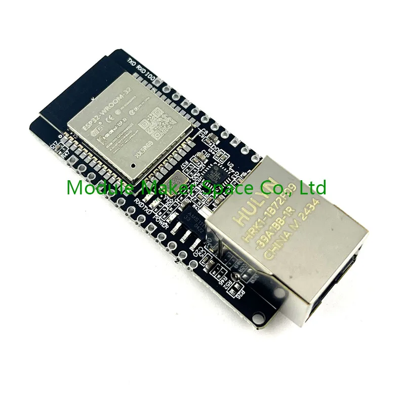 1 قطعة WT32-ETH01 جزءا لا يتجزأ من المنفذ التسلسلي الشبكات BT-متوافق إيثرنت واي فاي كومبو بوابة MCU ESP32 وحدة لاسلكية WT32 ETH01