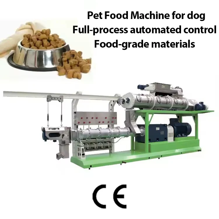 Intelligent Upgrading Full-Process Automated Control CE Certified 1200KG/H Pet Dog Food Machine for Pet Food Factory Upgrades