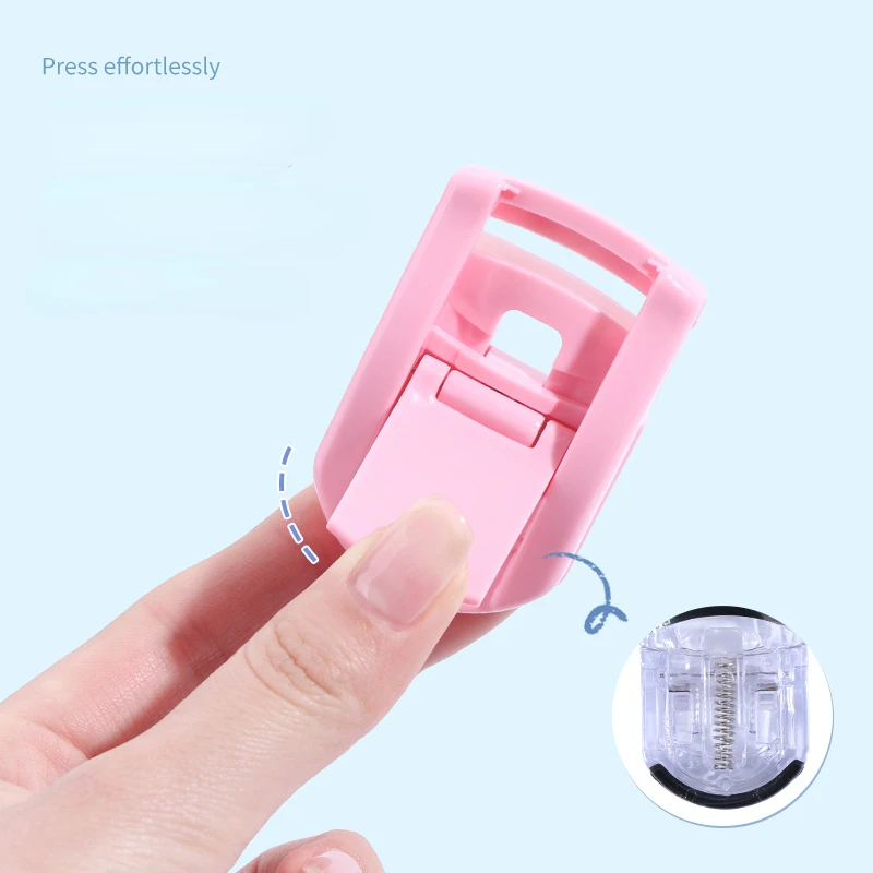 Eyelash Curler Curl Lower Eyelashes Plastic Eyelash Curler Mini Cute Cat Paw Small Portable Eyelash Clip Wholesale Eyelash Tools