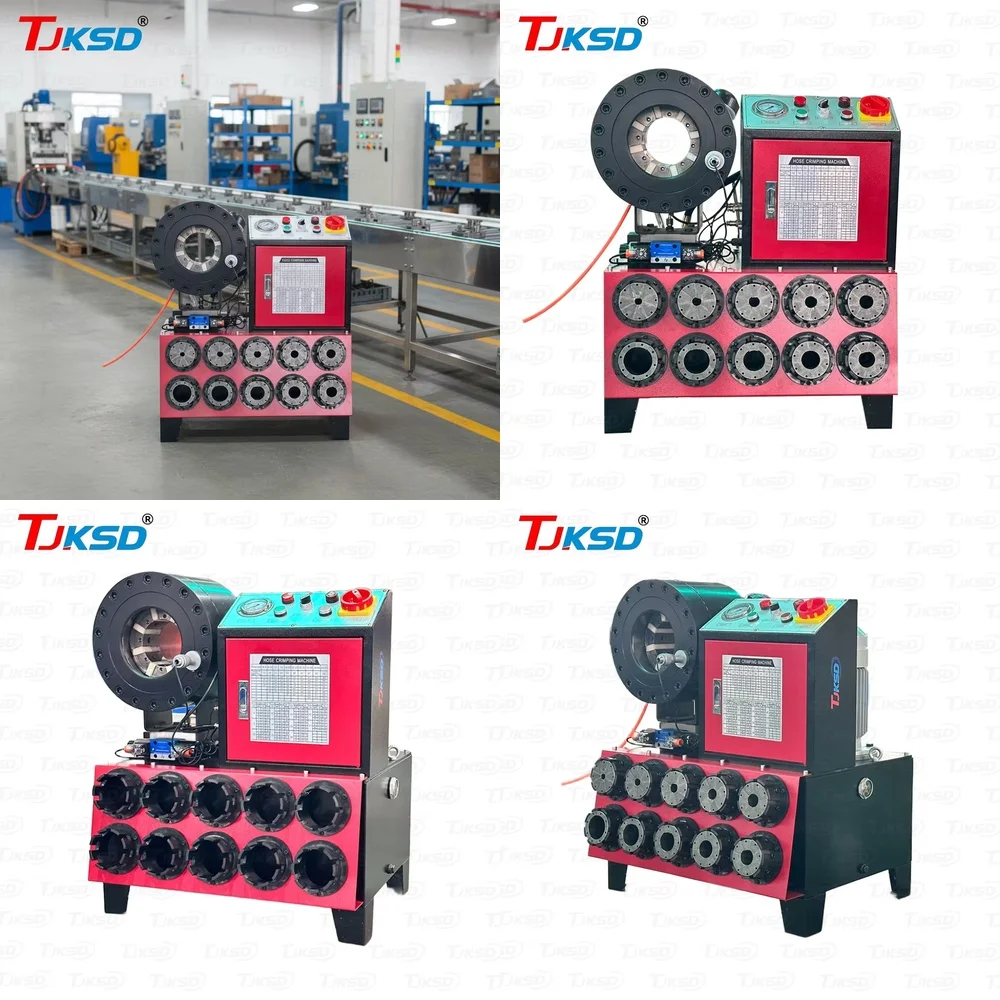 

Hot Selling Hydraulic Hose Crimper for 1/4 inch to 2 inch Hoses High Pressure Crimping Machine for Hydraulic Hose Repair Pipe