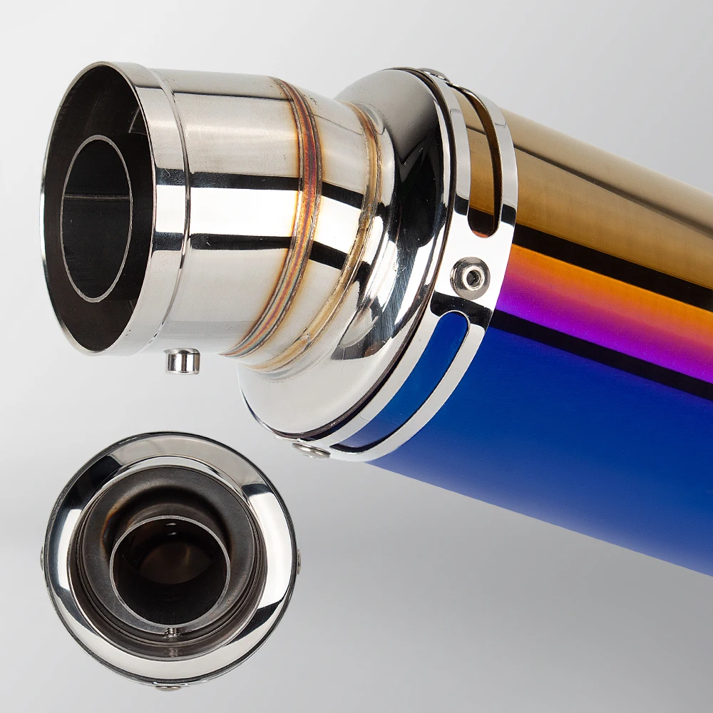 Universal 51mm Motorcycle Exhaust Tail Pipe Muffler with DB Killer Escape Motorbike For ZX6R Z750 adv150 nss750 duke250 r15 tmax - Image 4