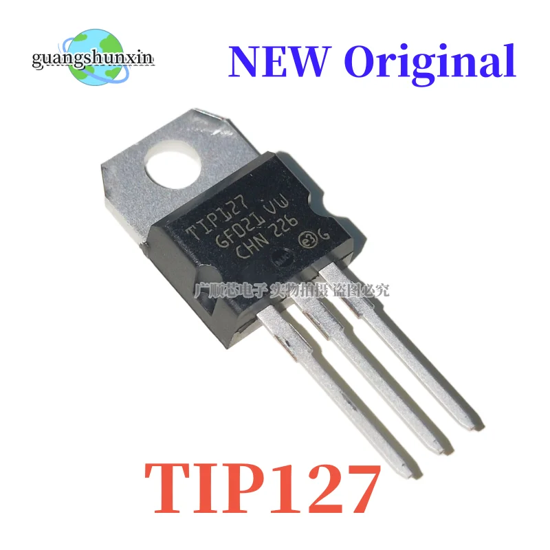 10PCS TIP122 NPN TIP127 PNP Darlington transistor TO-220 brand new original stock 100% quality