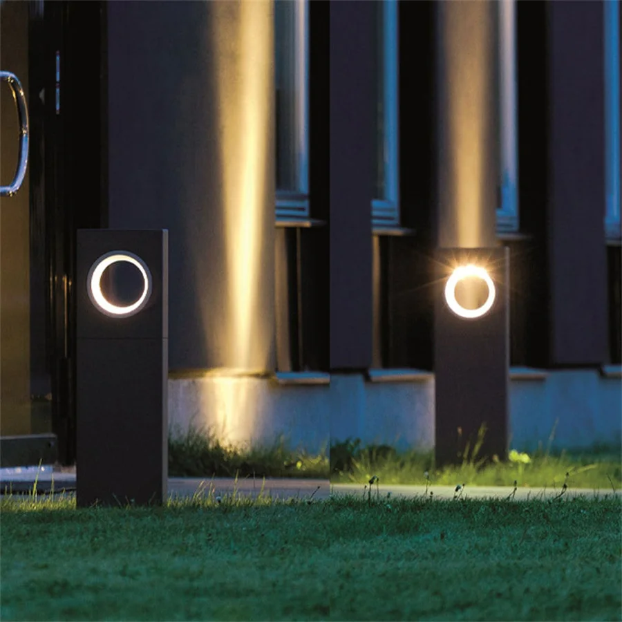 Imagem -04 - Impermeável Led Lawn Light Landscape Post Light Garden Pillar Light Courtyard Villa Street Path ao ar Livre ac 85265v 60cm