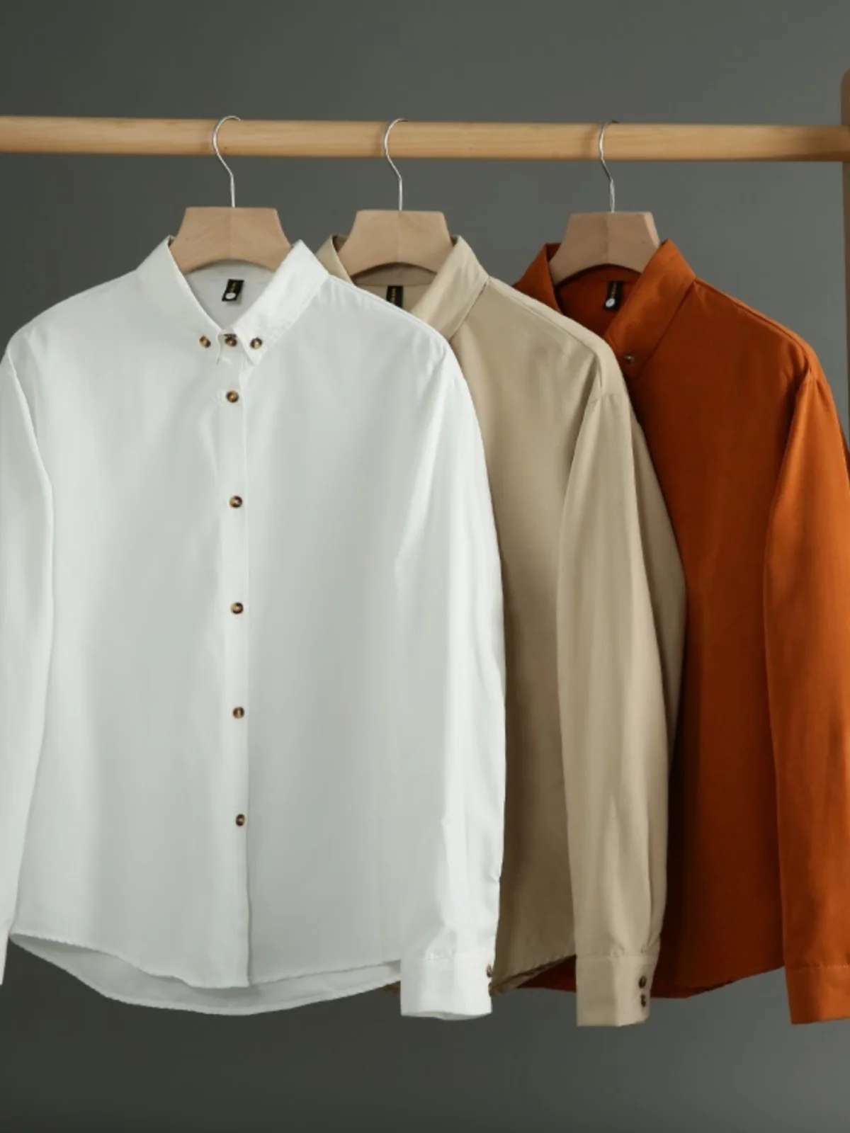 

Men's Long Sve irt Lightweight Soft Slight Stretch Slim Fit Busin Casual Iron Free Design Spring Autumn Luxury irt