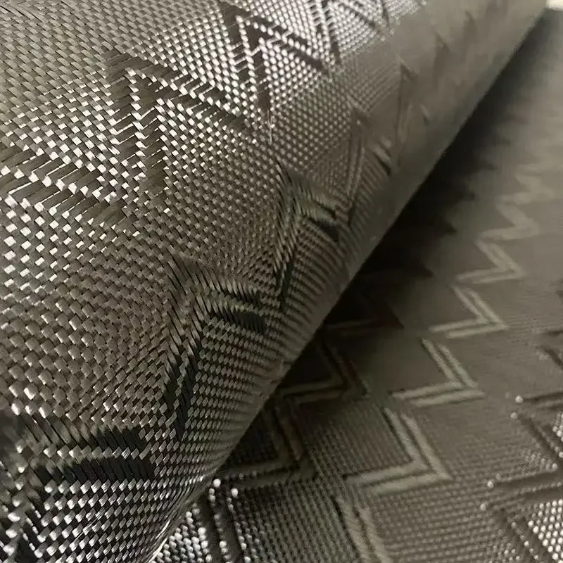 3K 240g real carbon fiber double V-pattern fabric, pure carbon fiber or aramid blend fabric, black, yellow, blue 1m * 1m/1.5m