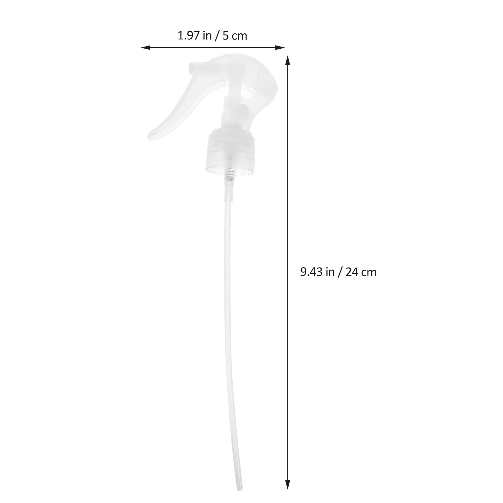 10 Pcs Spray Bottles Mist Sprayer Sparyer Accessories Fine Round 24x5x25cm White