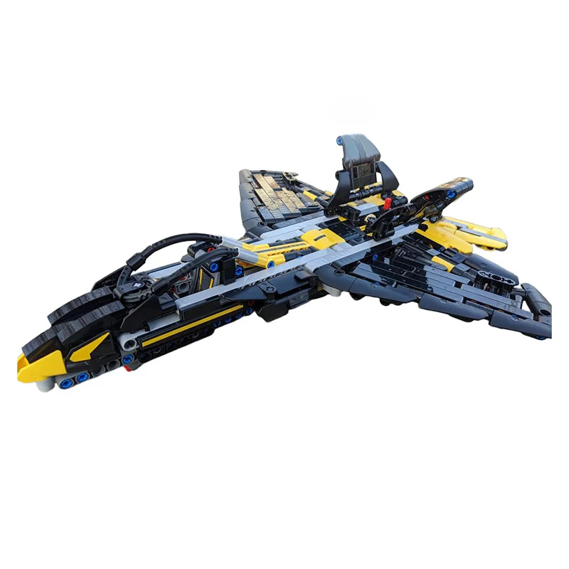 

598 Parts Tech-tech F-14 Fighter Model MOC Building Blocks Assembly DIY Creative Bricks Toys Birthday Christmas Gifts For Adult
