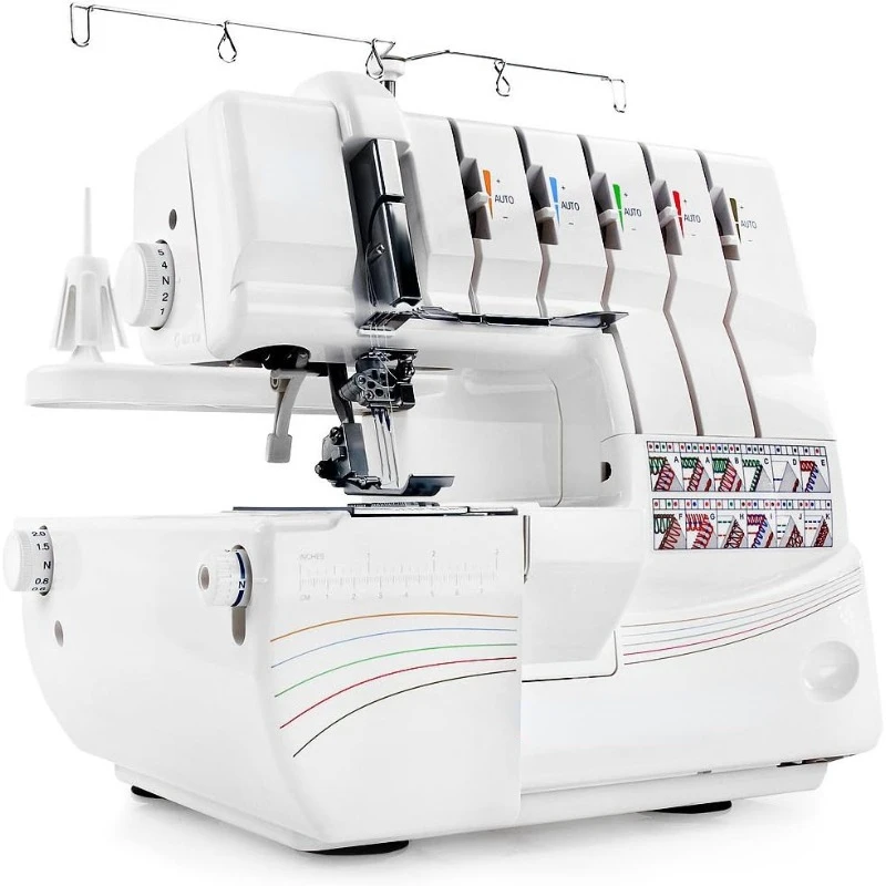 

Professional 14T968DC Serger Overlock with 2-3-4-5 Stitch Capability, 1300 Stitches per minute, & Self Adjusting - Sewing Made