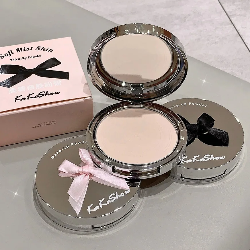 Kakashow Make-up Abbinde puder lang anhaltender Öl kontroll Concealer zartes und feuchtes weiches Nebel Make-up Abbinde puder