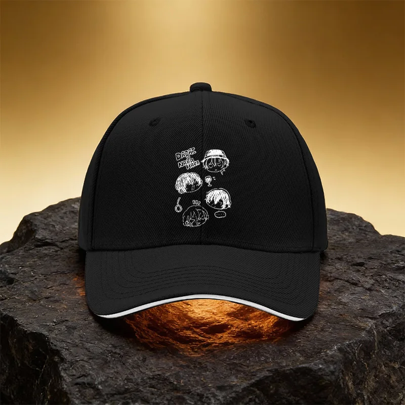 Hand-Painted Anime Graffiti Character Hat Unisex Printed Baseball Cap Sandwich Duckbill Cap Sports Hat Suitable for Daily Commut