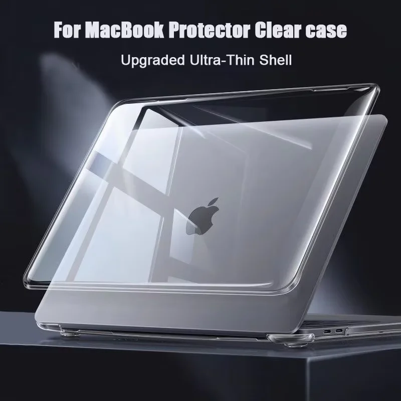 Crystal ClearNew Laptop Case For Macbook 13Neo A3404 Air 13.6 15 M4 M3 M2 A2681 A3113 A3240 Air13.3 Scratch Resistant Cover