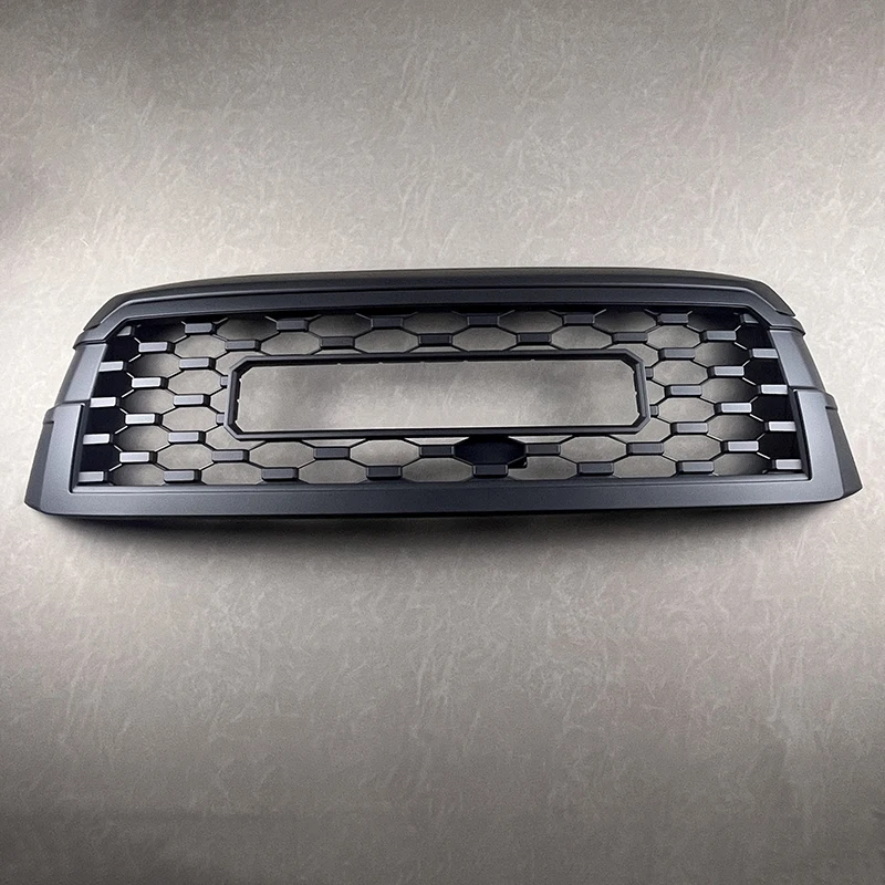 Car Off-road Grille Fit for Toyota Sequoia 2019-2021 4x4 ABS with LED Light Black Car Front Bumper Grille Exterior Trim Parts