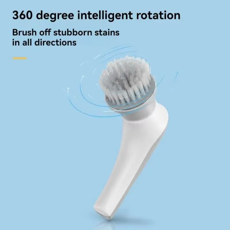 Electric3-in-1  Cleaning Brush Multi-functional USB Rechargeable Electric Rotary Scrubber Household Appliances Cleaning Gadget