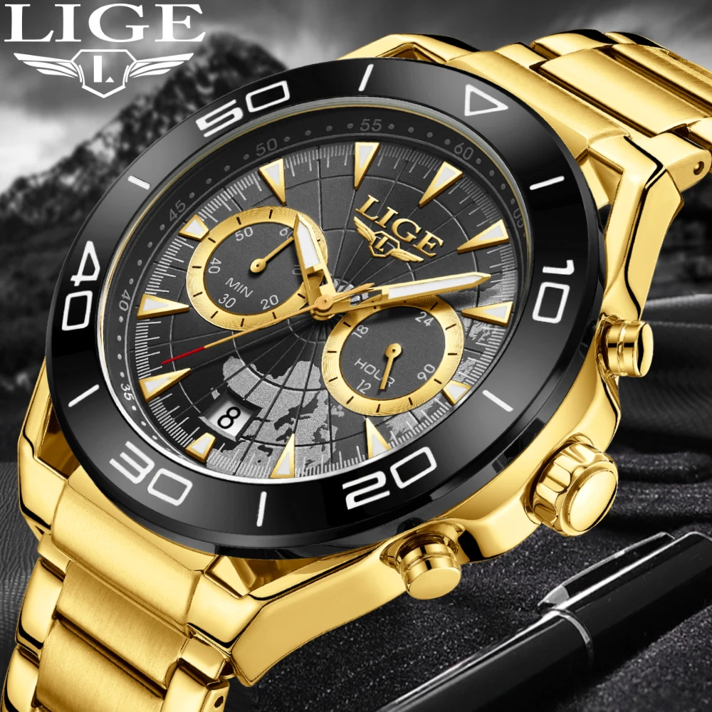 Men's Fashion Automatic Waterproof Quartz Watch