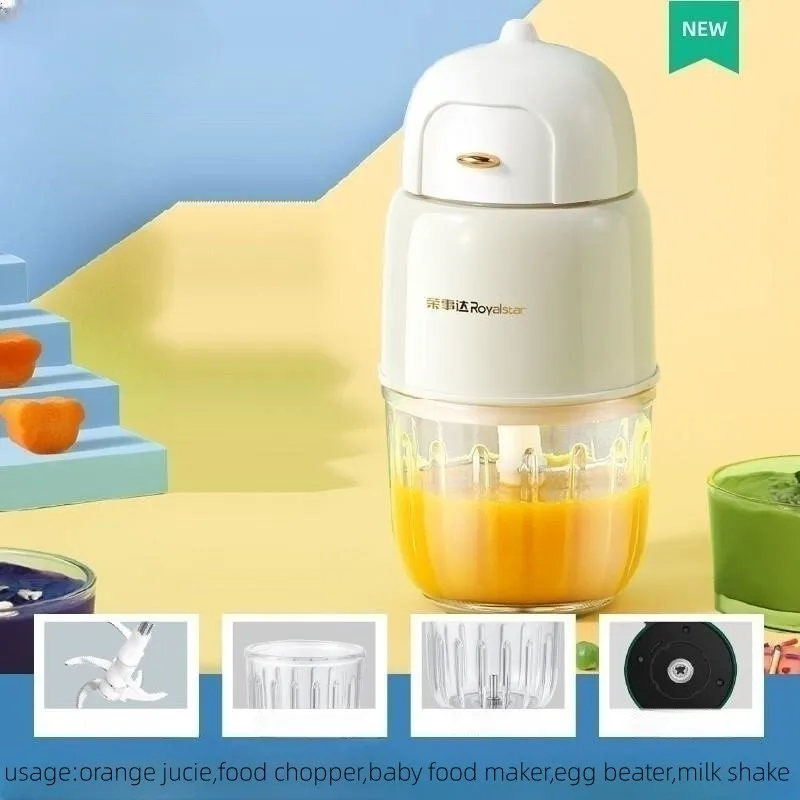 Fabrikant 2023 Nieuwe Stijl Roestvrij Glas Voedsel Blender Mini Draagbare Mini Food Maker Baby Food Processor