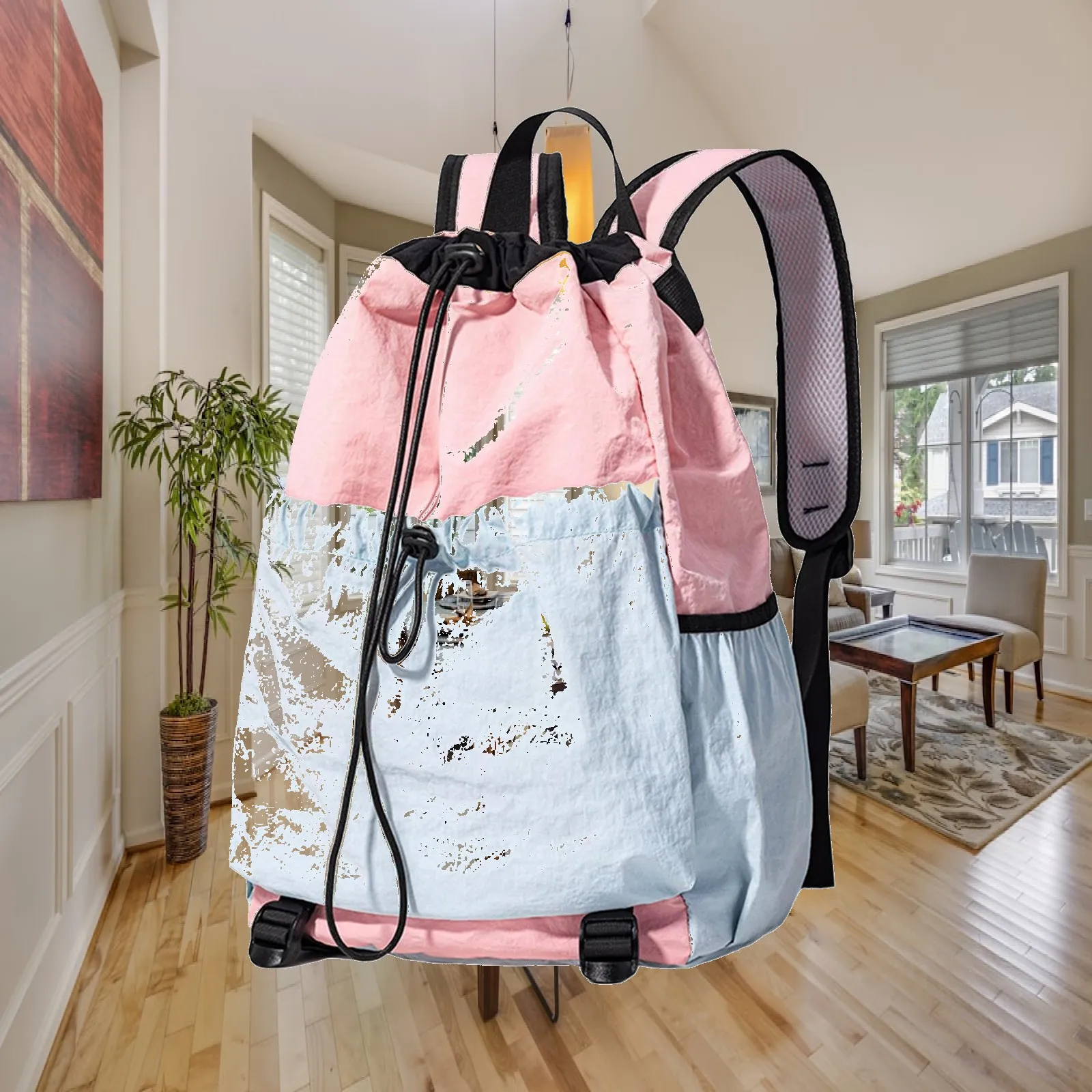 Multifunctional Tennis Bag Oxford Cloth Backpack Pickleball Paddle Racket Storage for Sports Travel Outdoor